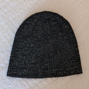 Black Glittery Beanie